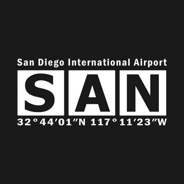 SAN Airport, San Diego International Airport by Fly Buy Wear