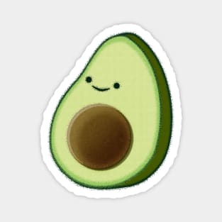 Cute Avocado Drawing Magnet