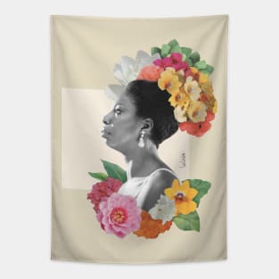 Nina Simone (Portrait) Tapestry