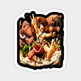 One Piece Luffy Magnet