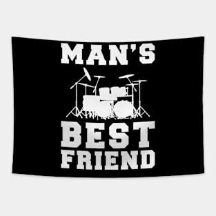 drum Man's best friend tee tshirt Tapestry