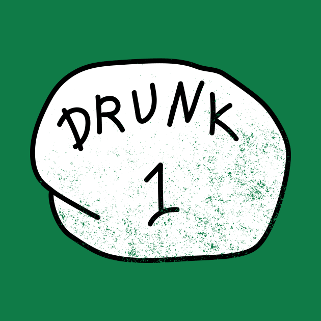 Drunk 1 Shamrock Saint Paddy irish Gift by biNutz