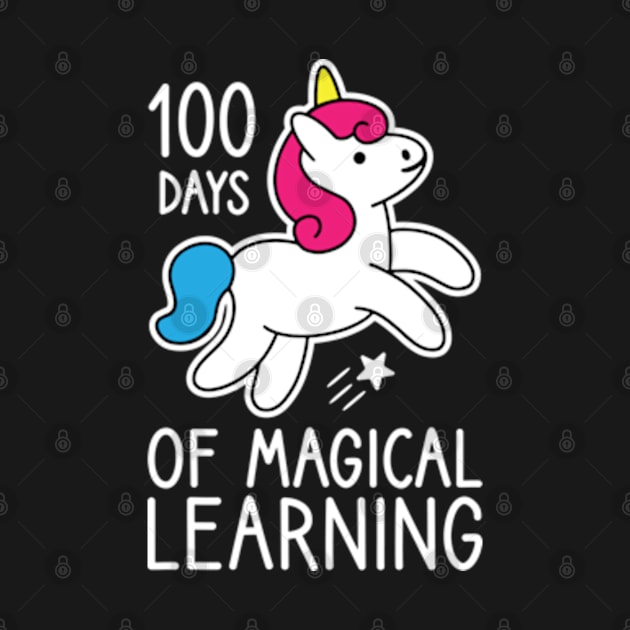 100 Days Of School Gift - 100 Days Of Magical Learning by Emma Creation