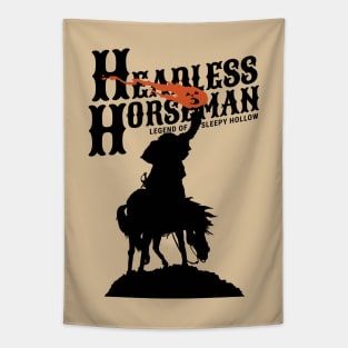 Headless Horseman Legend of Halloween Night Tapestry