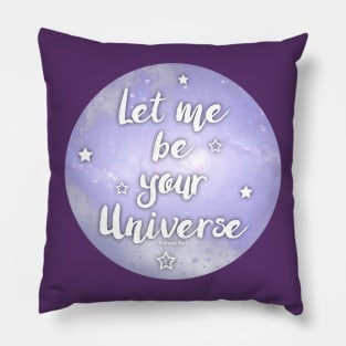 Lila Galaxie Textur Pillow