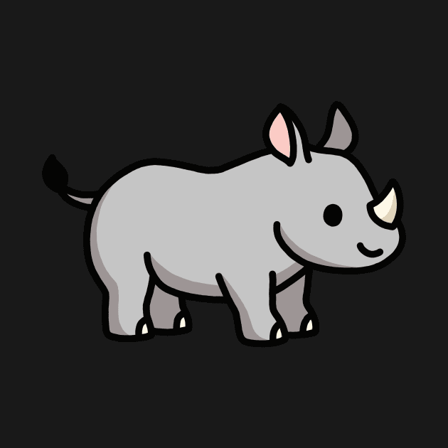 Rhino by littlemandyart