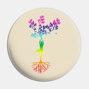 Yoga spiritual chakra tree of life spirituel magic Pin