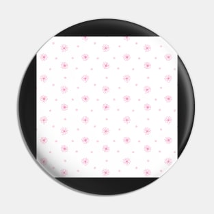 WHITE AND PINK FLORAL MEADOW Pin