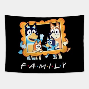 family blluey funny Tapestry