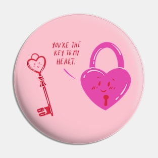 You're the key to my heart Pin