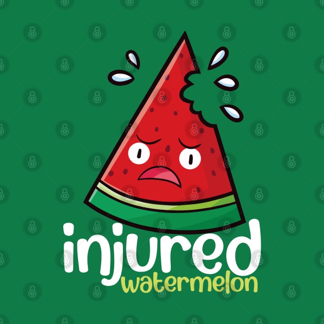 Injured Watermelon by Jocularity Art