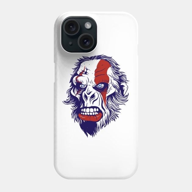 God Of War-Monkey Version Phone Case by Pieartscreation