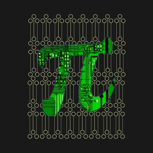 Pi Day Circuit Board T-shirt Gift T-Shirt