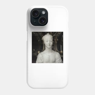 White Lady Marble Sculture Statue Phone Case