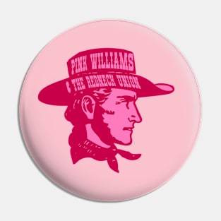 Pink Williams & The Redneck Union Cowboy Head Pin