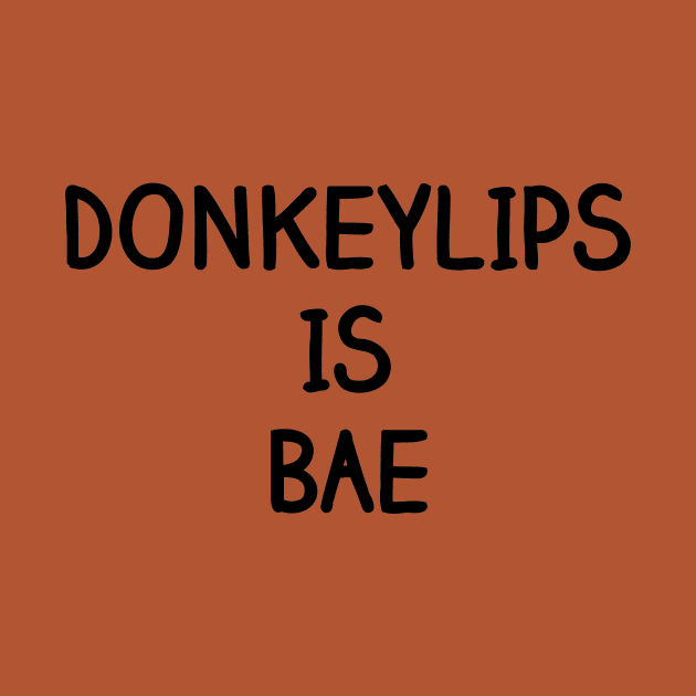 Donkeylips Is Bae Shirt (Font #2) - Salute Your Shorts, The Splat, Nickelodeon by 90s Kids Forever