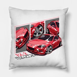 Mazda RX8, JDM Car Pillow