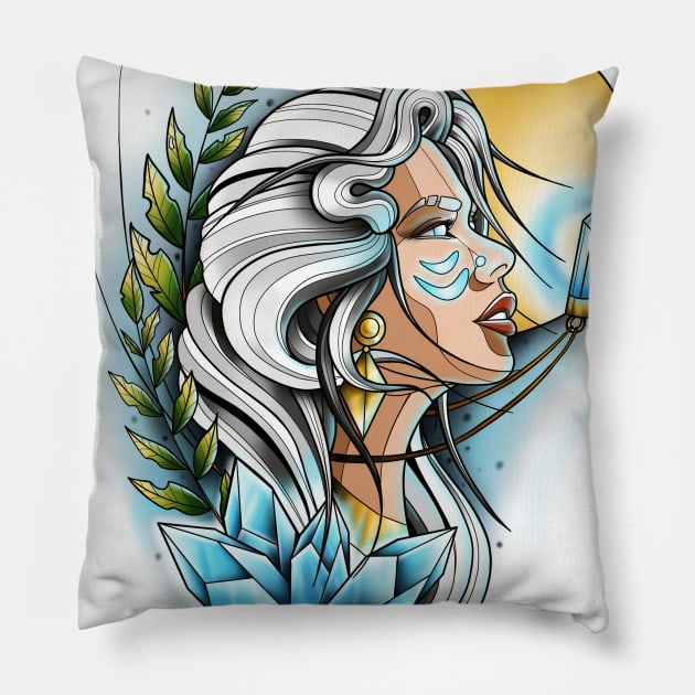 Princess kida Pillow by Nienkestr