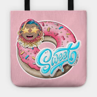 Reva Prisma sweet life donut withe wauw face emoji Tote