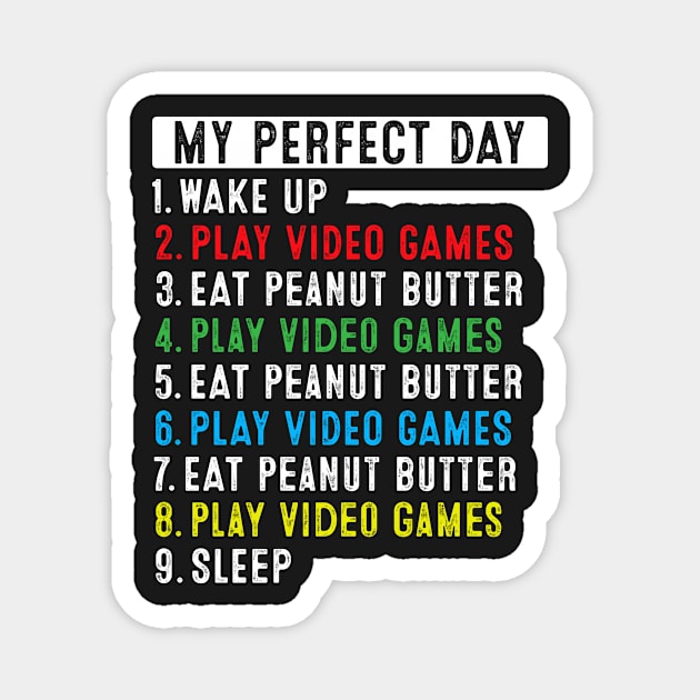 A day without video games and peanut butter is like... Magnet by gogo-jr