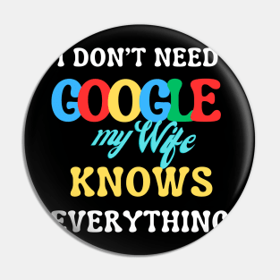 I Don't Need Google Pin