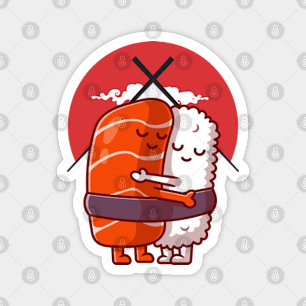 Sushi Hug Magnet by BeeFest