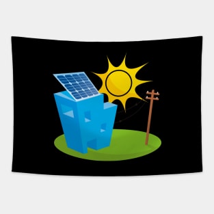 Solar House Tapestry