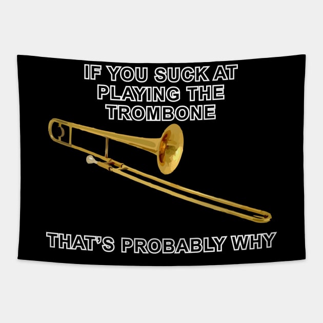 SuckTrombone Tapestry by Cavalrysword