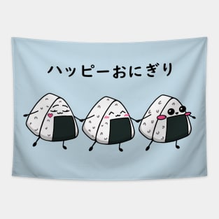 Happy Onigiri Tapestry