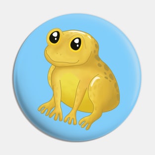 Yellow Frog Pin