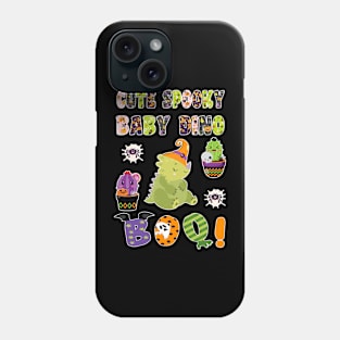 Cute Spooky Baby Dino Halloween Boo No. 3 Phone Case