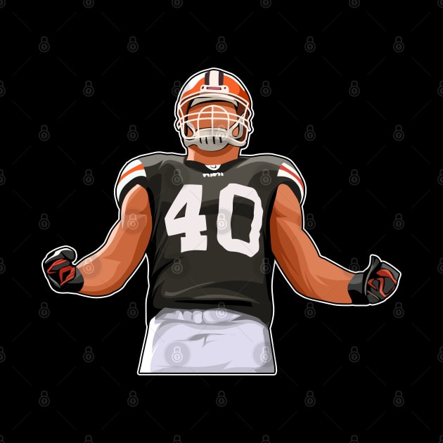 Peyton Hillis #40 Anger Reaction by GuardWall17