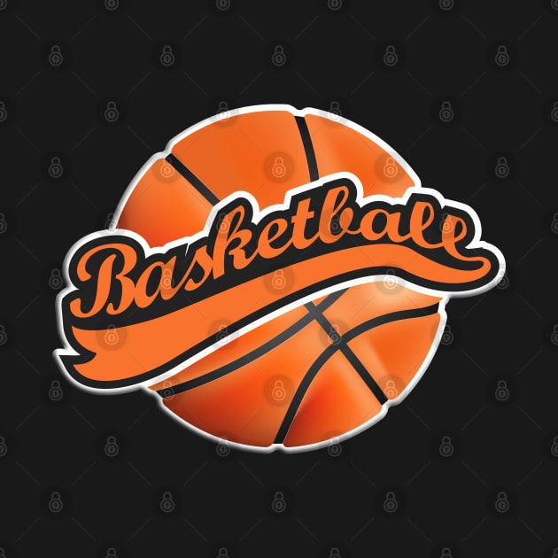 Cute Basketball Fan Design by SpaceManSpaceLand