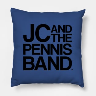 JC and the Pennis Band Classic Logo - Black Pillow