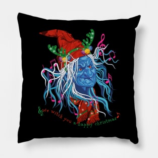 We witch you a Happy Christmas Pillow