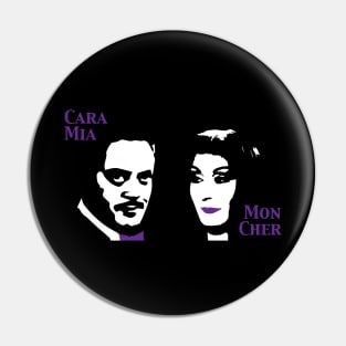 Cara Mia Mon Cher- Gomez and Morticia Addams, Addams Family Pin