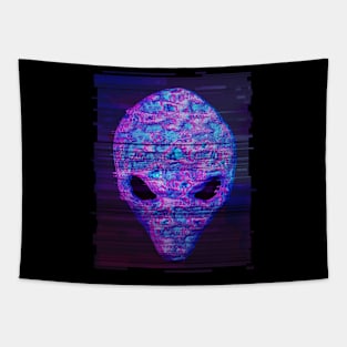 Alien Ufo Halloween Tapestry