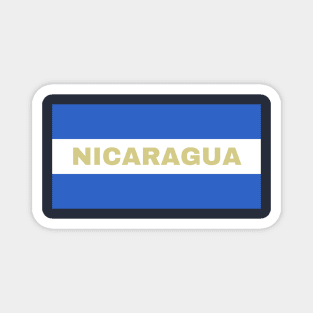 Nicaraguan Flag Colors Magnet