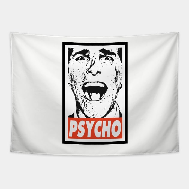 PSYCHO Tapestry by Nerd_art