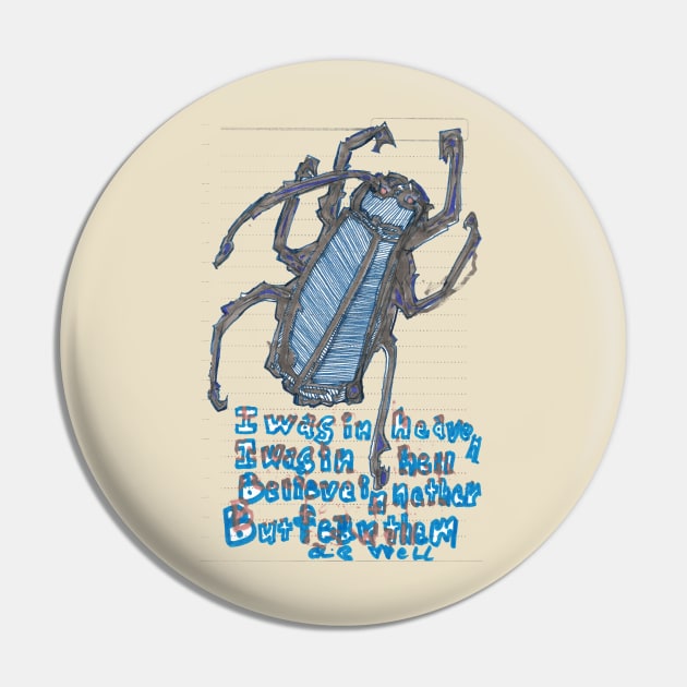 Doin' The Cockroach Pin by hh5art
