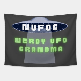 NUFOG - Nerdy UFO Grandma Tapestry