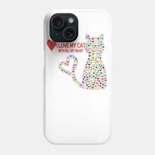 my cat my love Phone Case