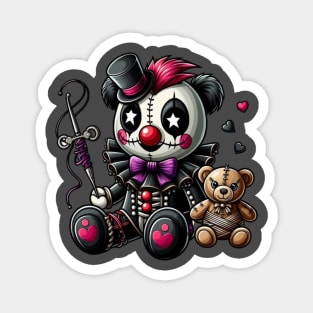 gothic teddy bear 2.0 Magnet