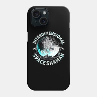 INTERDIMENSIONAL SPACE SHAMAN-moon white Phone Case