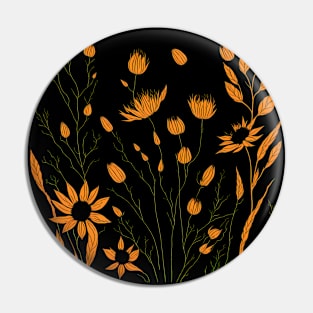 Wildflowers Pin