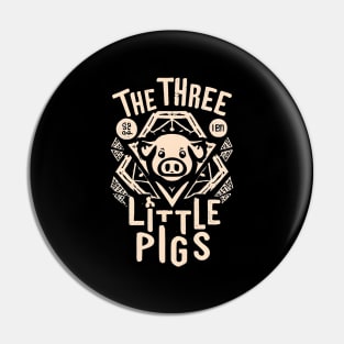 three little pig retro Pin