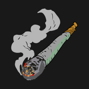 weed lit joint Cigarette T-Shirt