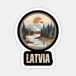 Latvia Magnet