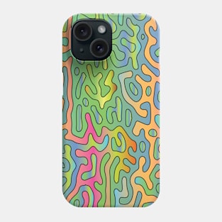 Seamless Turing Pattern Abstract Colored Phone Case