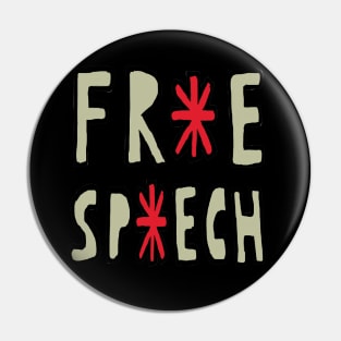 Free Speech Pin